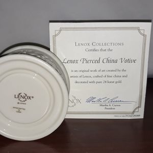 Lenox Pierced China Votive